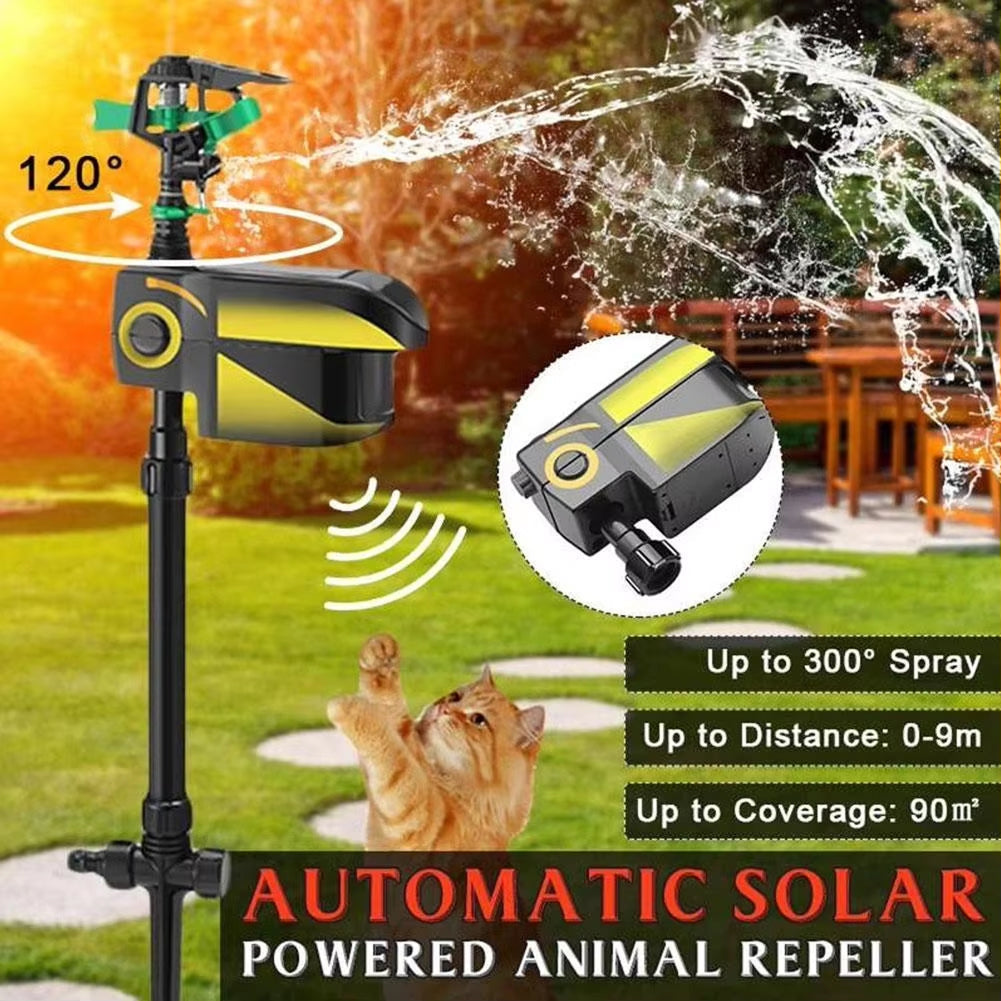 Sprynxie Motion-Activated Solar Garden Pest Deterrent