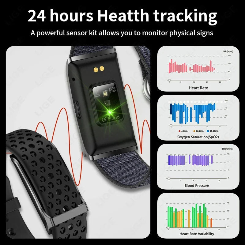 StryaVex 22g Lightweight Fitness Tracker with GPS and 30-Day Battery