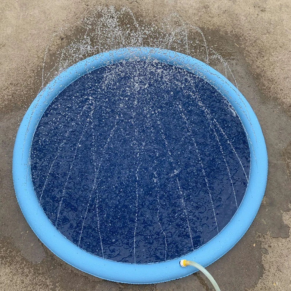 WoofiPool Heavy Duty Dog Splash Pad & Sprinkler Pool