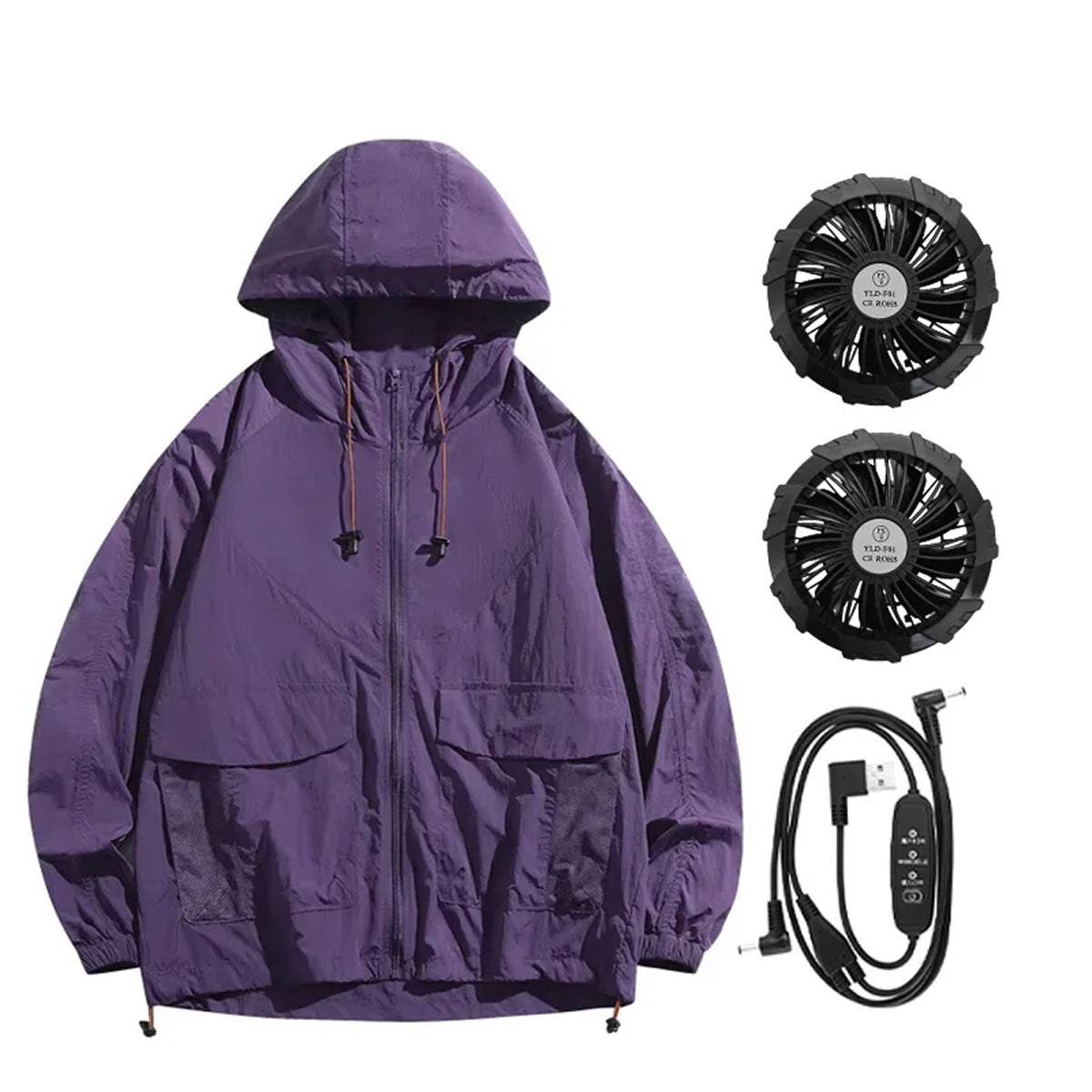VynTraxie USB Powered Fan Cooling Jacket for Outdoor Work