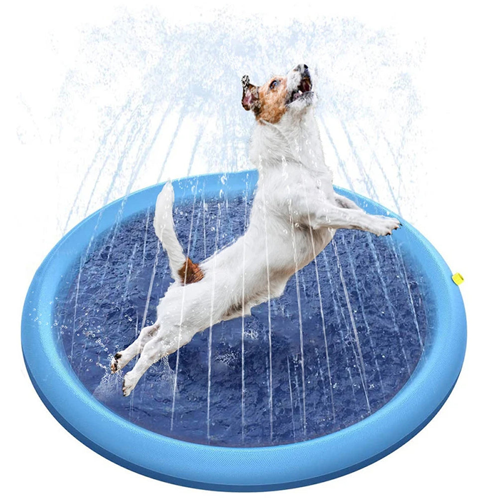 WoofiPool Heavy Duty Dog Splash Pad & Sprinkler Pool
