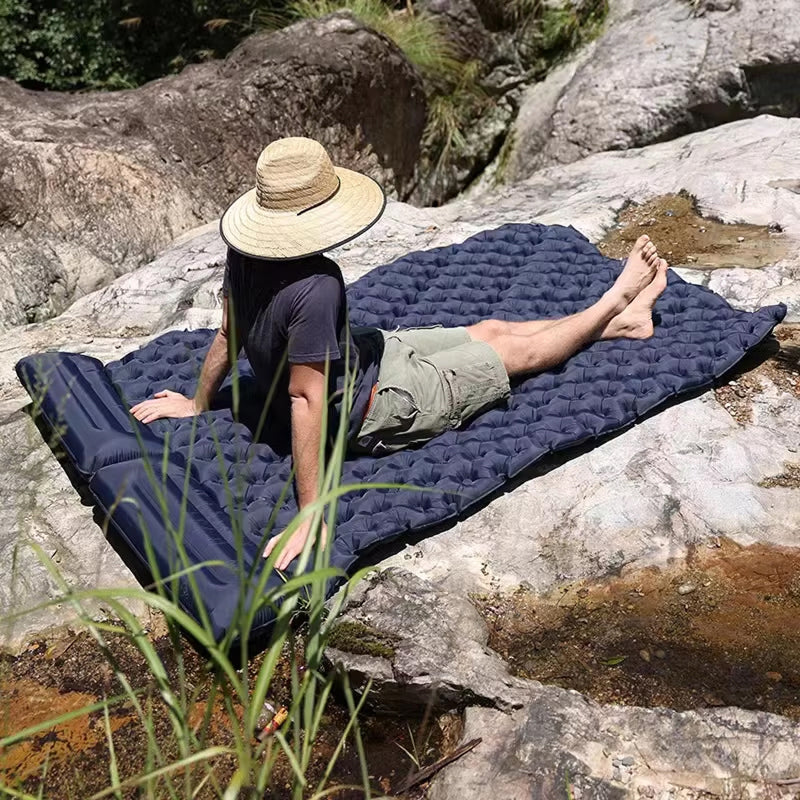 ZeniRest Double Camping Sleeping Pad with Foot Pump