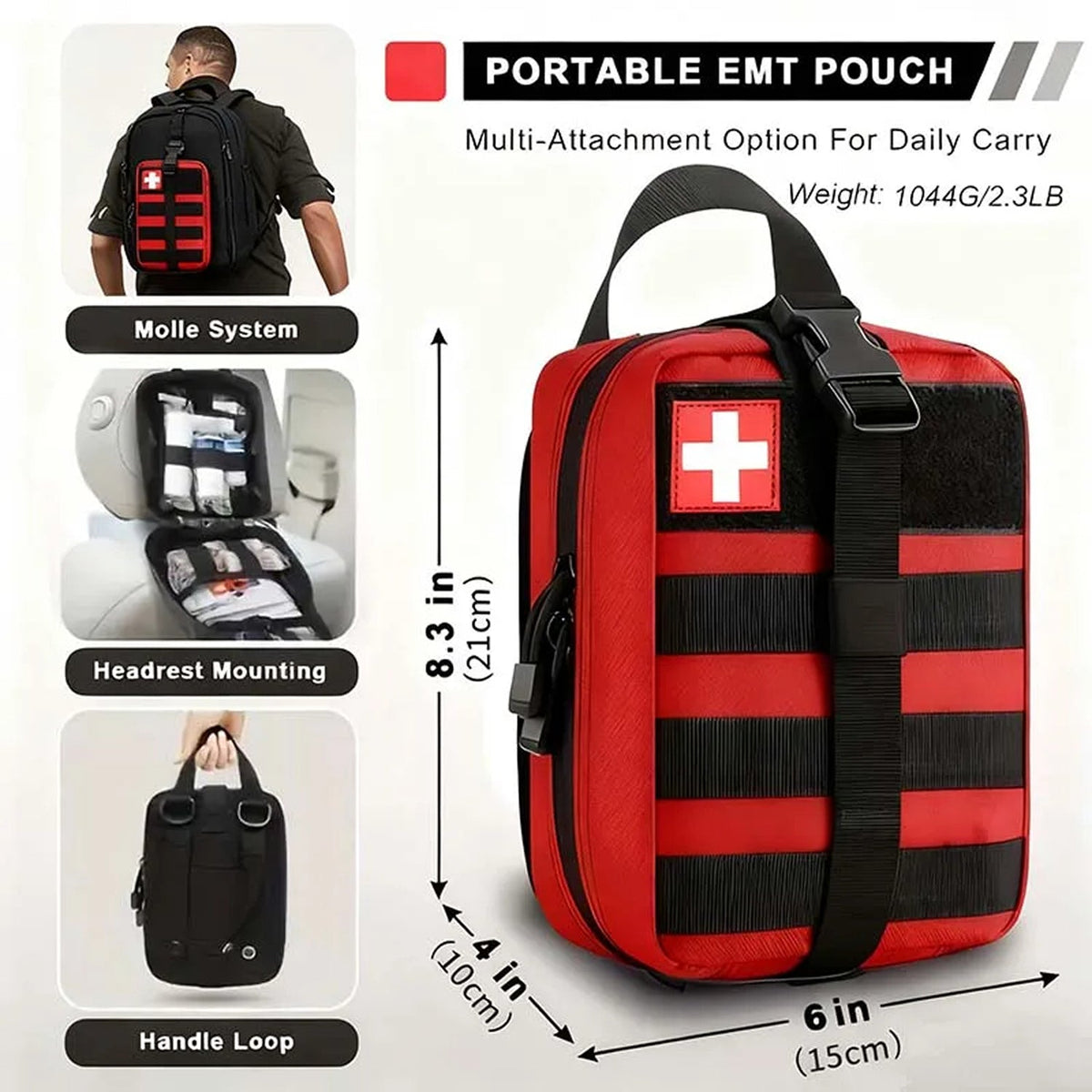 SurvyMate 379-Piece Compact Emergency Survival & First-Aid Kit