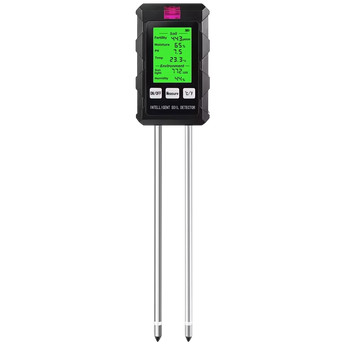 AcioSolex 6-in-1 Soil Moisture Sensor and pH Meter for Gardens