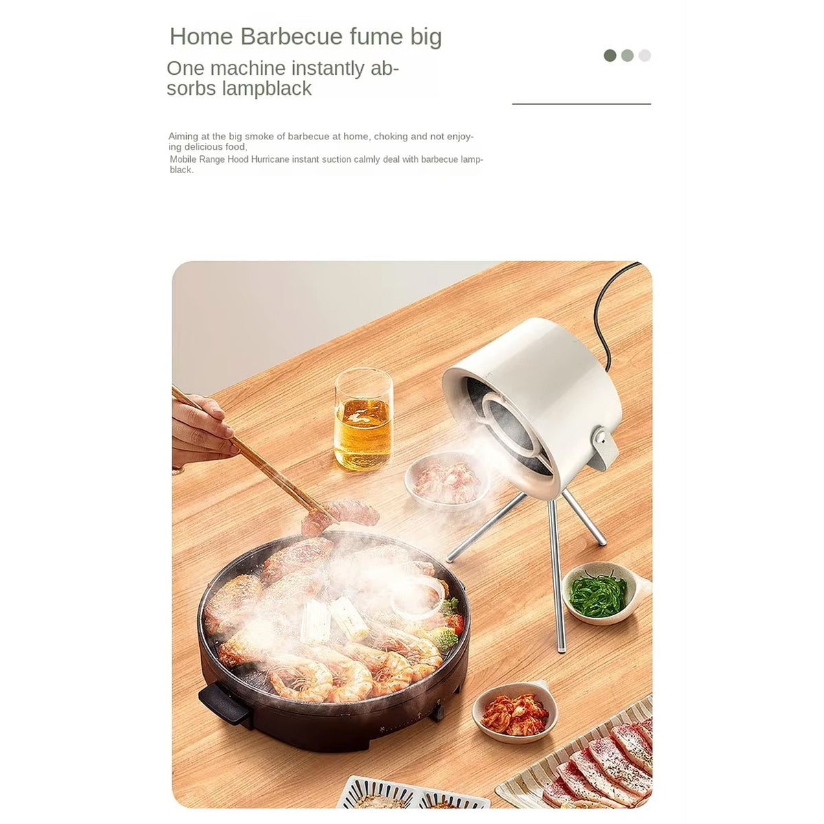 AirLifto Portable USB Range Hood for Apartments and RVs