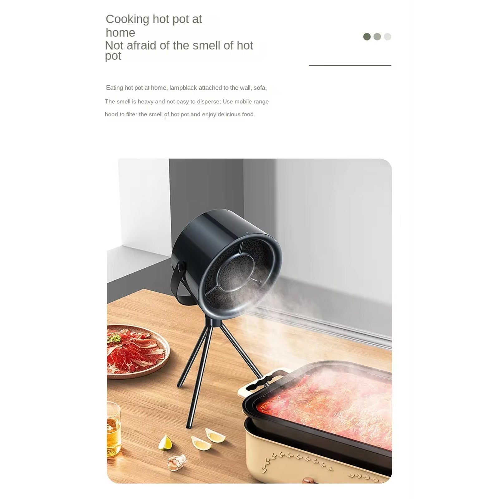 AirLifto Portable USB Range Hood for Apartments and RVs