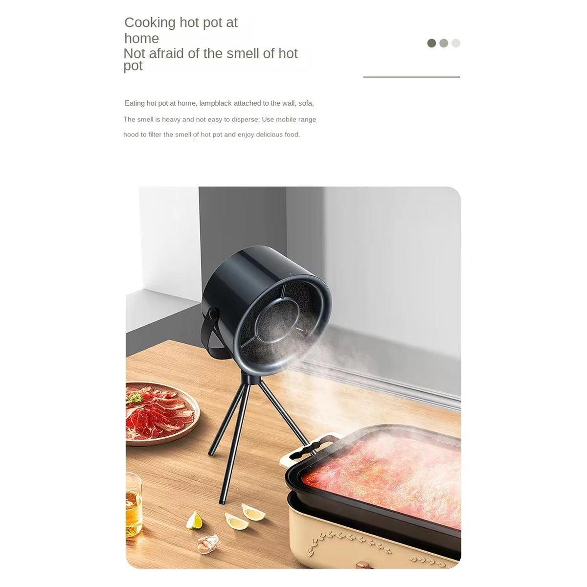 AirLifto Portable USB Range Hood for Apartments and RVs