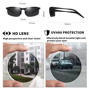 AquaOptx Polarized Photochromic Fishing Sunglasses