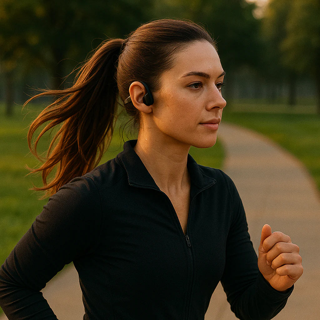 AudiBonex Open-Ear Bone Conduction Wireless Headphones