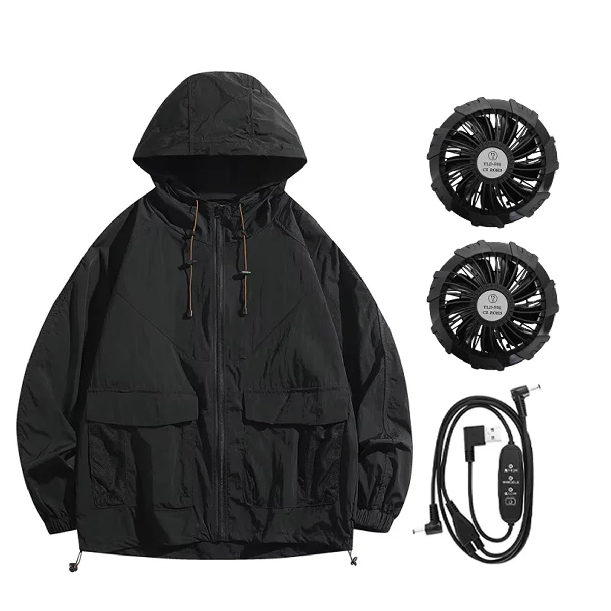 VynTraxie USB Powered Fan Cooling Jacket for Outdoor Work