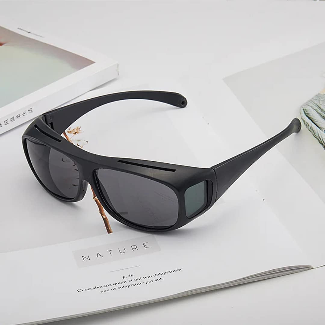 VisiLuxy Night Driving Glasses | Anti-Glare Contrast TAC Lenses