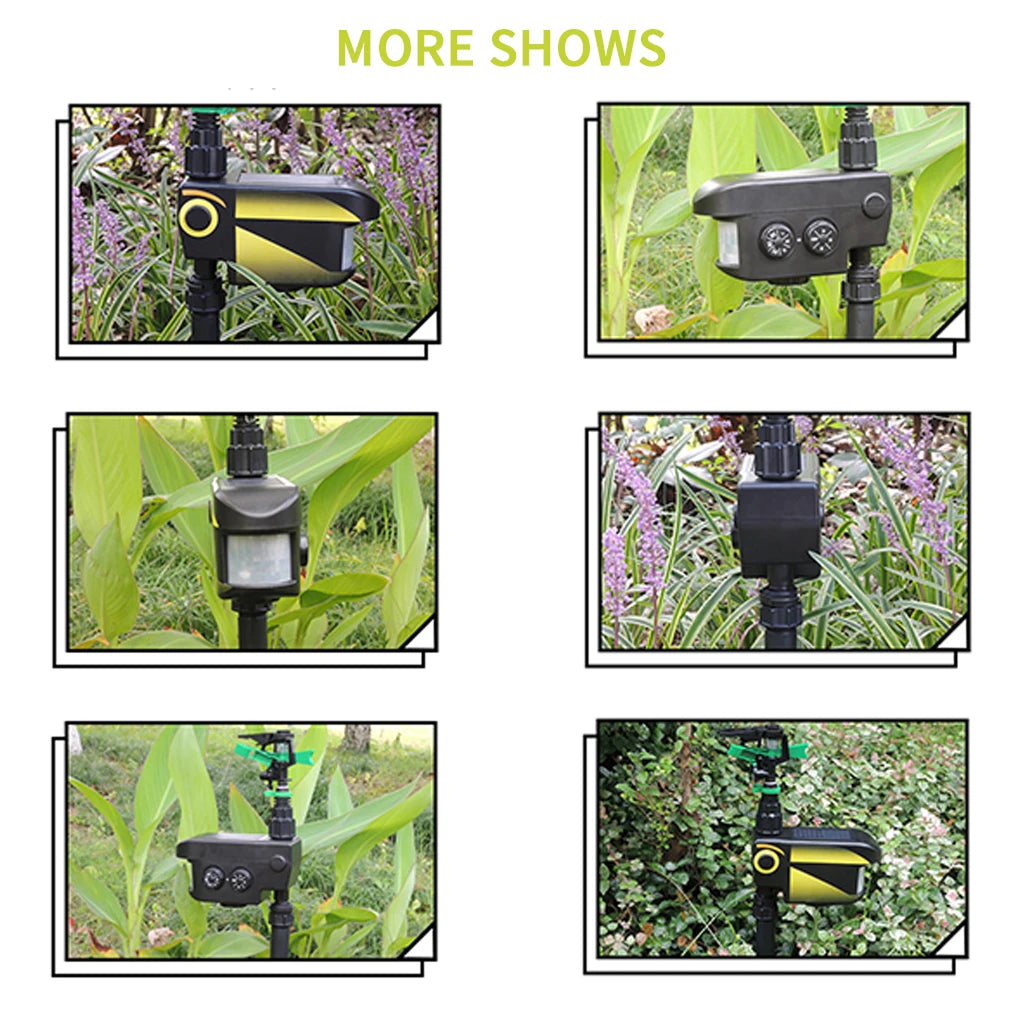Sprynxie Motion-Activated Solar Garden Pest Deterrent