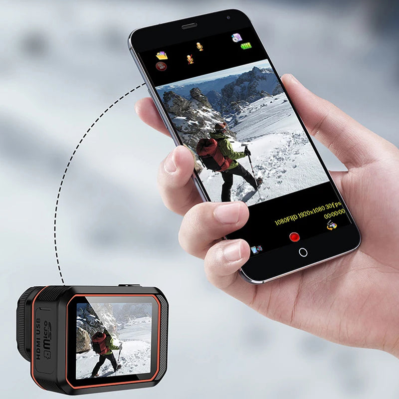 ReefiSnap IP68 Waterproof 4K Action Camera for Diving & Sports