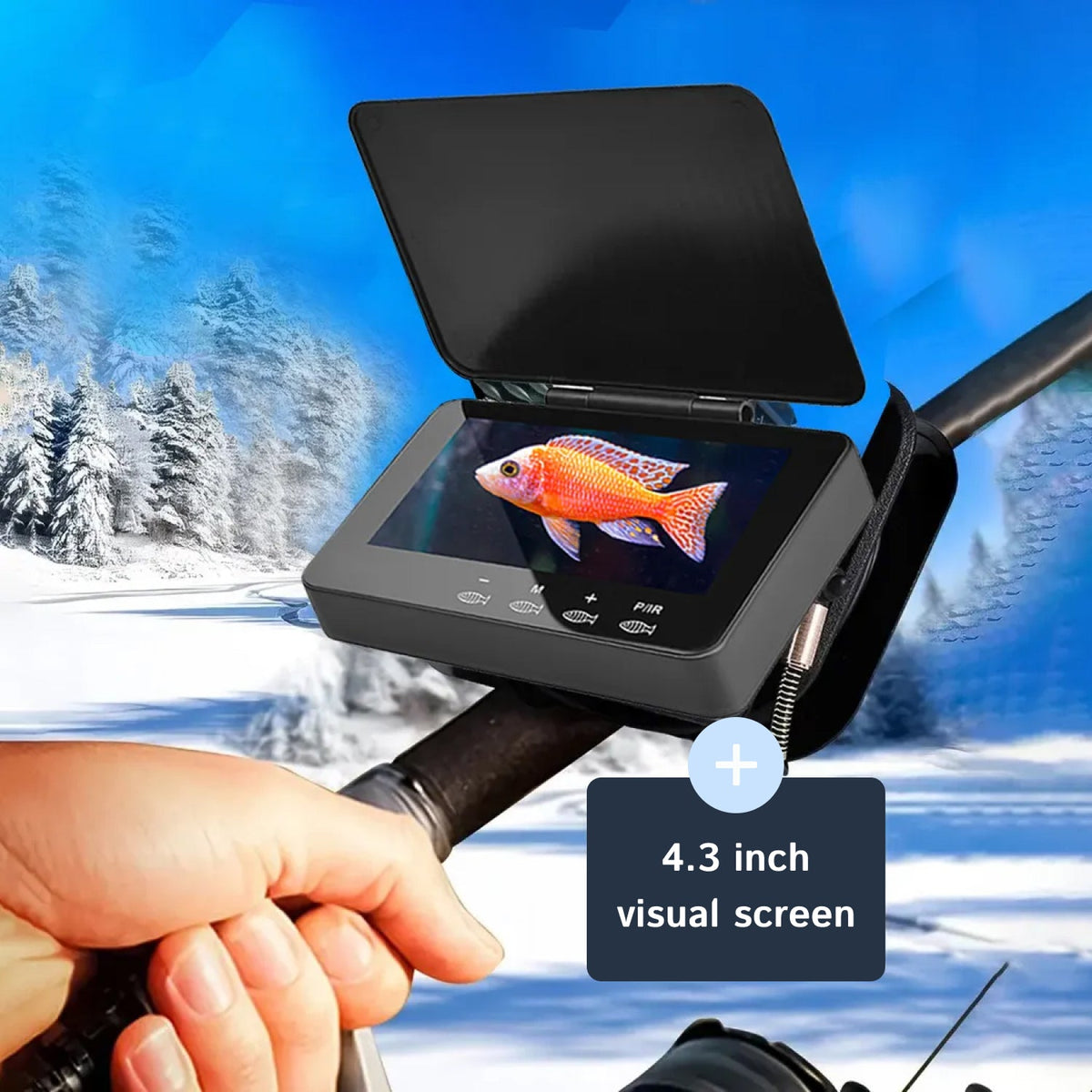 Canemox HD Underwater Fishing Camera with Depth & Temp Sensor