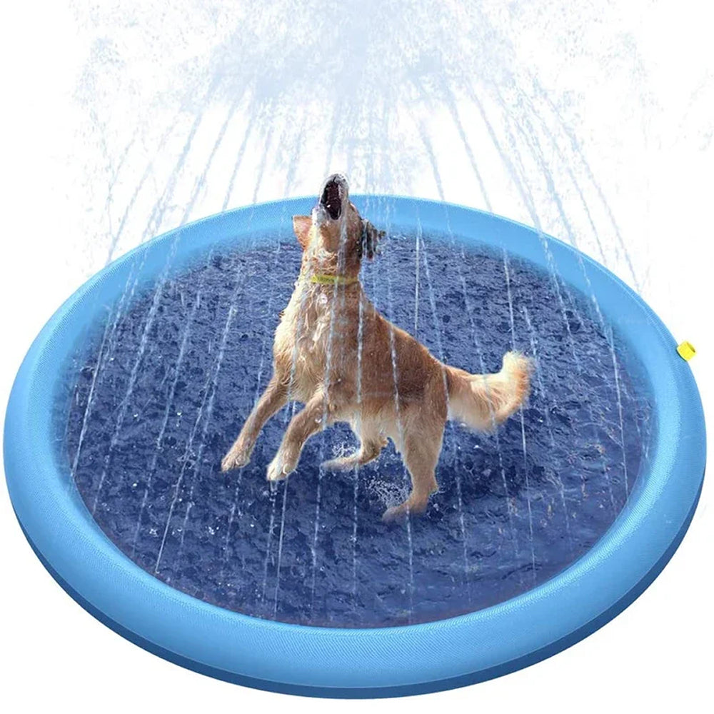 WoofiPool Heavy Duty Dog Splash Pad & Sprinkler Pool