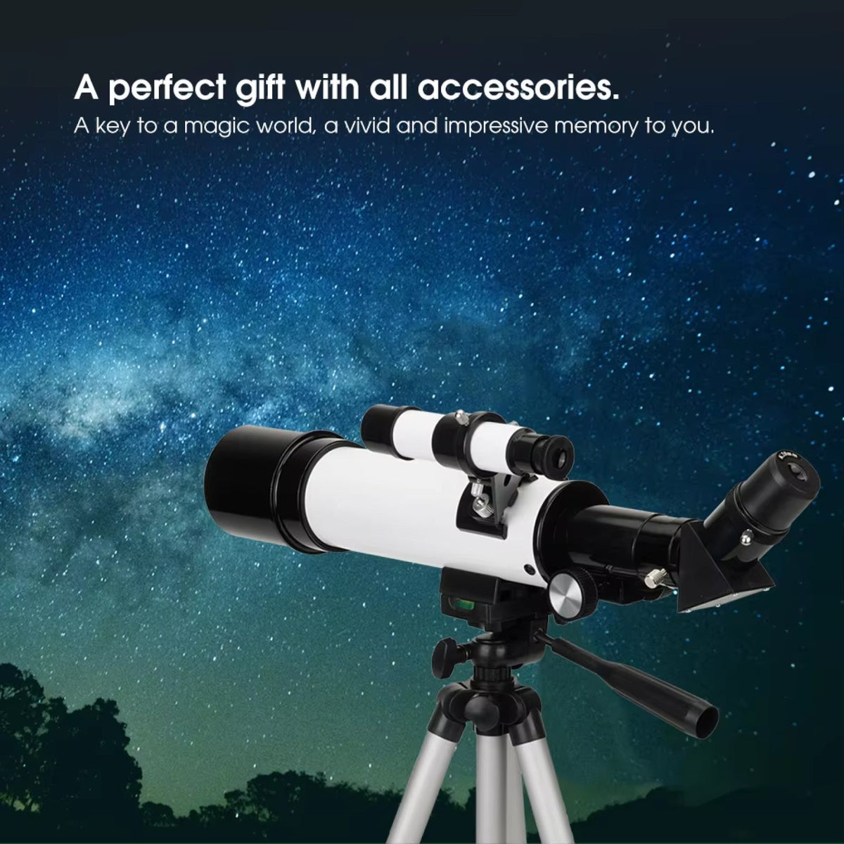 CosAtro V2 Amateur Telescope for Lunar and Planetary Stargazing