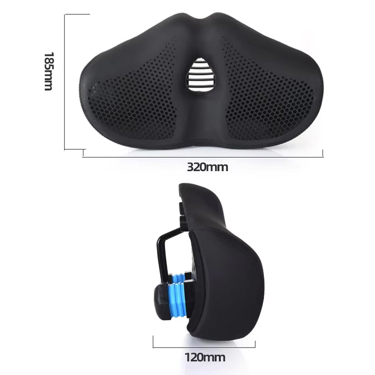 CycleEste Extra Wide Noseless Comfort Bike Saddle for Women