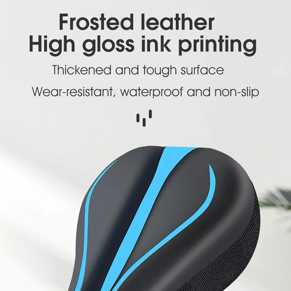 CyeClush Gel Bike Seat Cover | Ergonomic Cushioned Saddle Cover