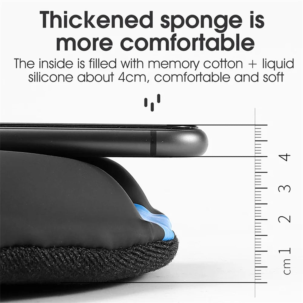 CyeClush Gel Bike Seat Cover | Ergonomic Cushioned Saddle Cover