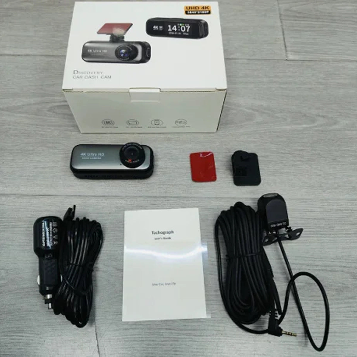 DashyLynk 4K Wireless Dual Dashcam with WiFi & GPS