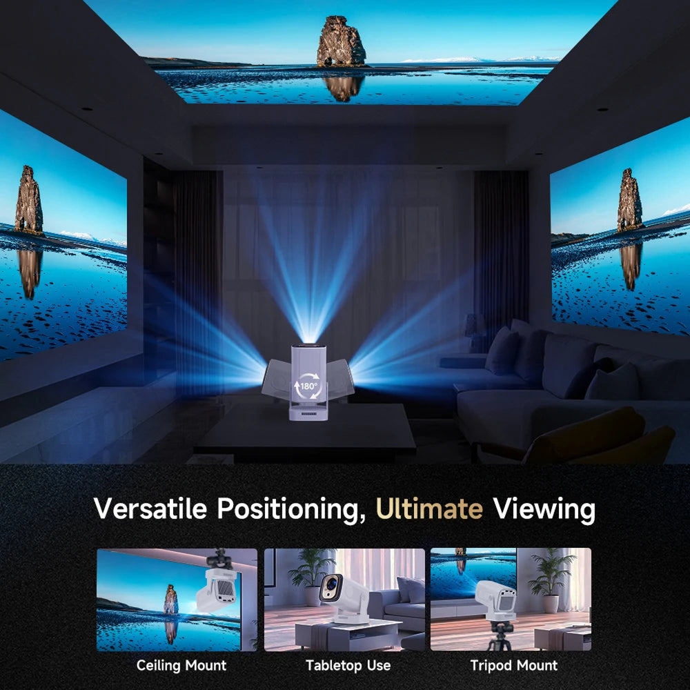 DayeeView 1080P Outdoor Daylight Projector with Android 11
