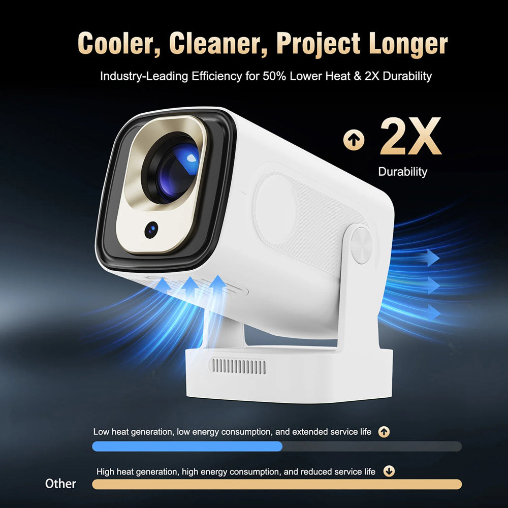 DayeeView 1080P Outdoor Daylight Projector with Android 11