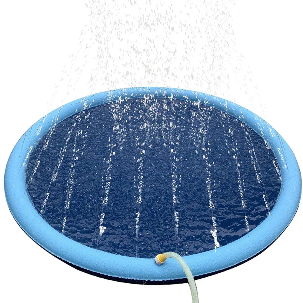 WoofiPool Heavy Duty Dog Splash Pad & Sprinkler Pool