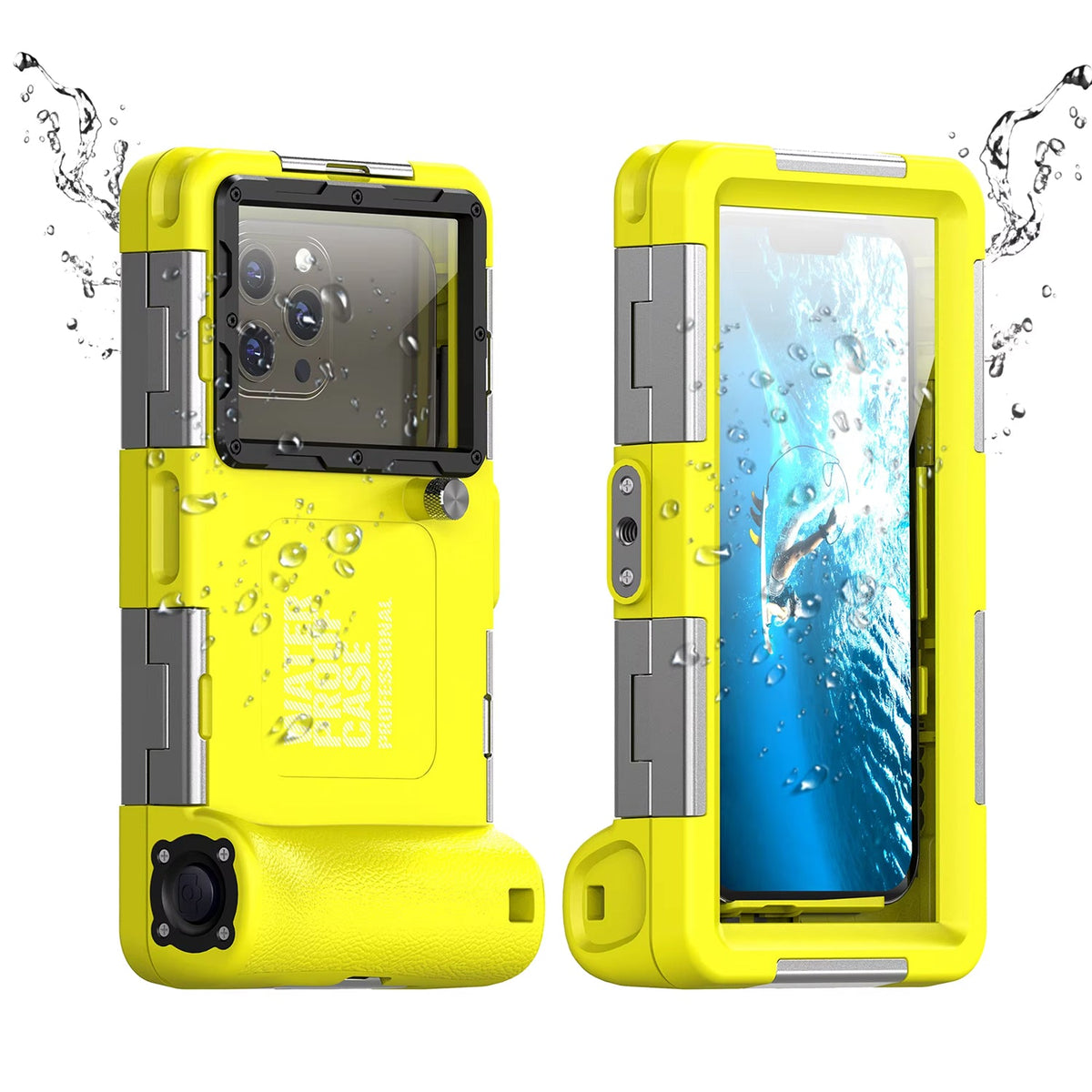 DropLokou IP68 Professional Underwater Phone Case for Diving