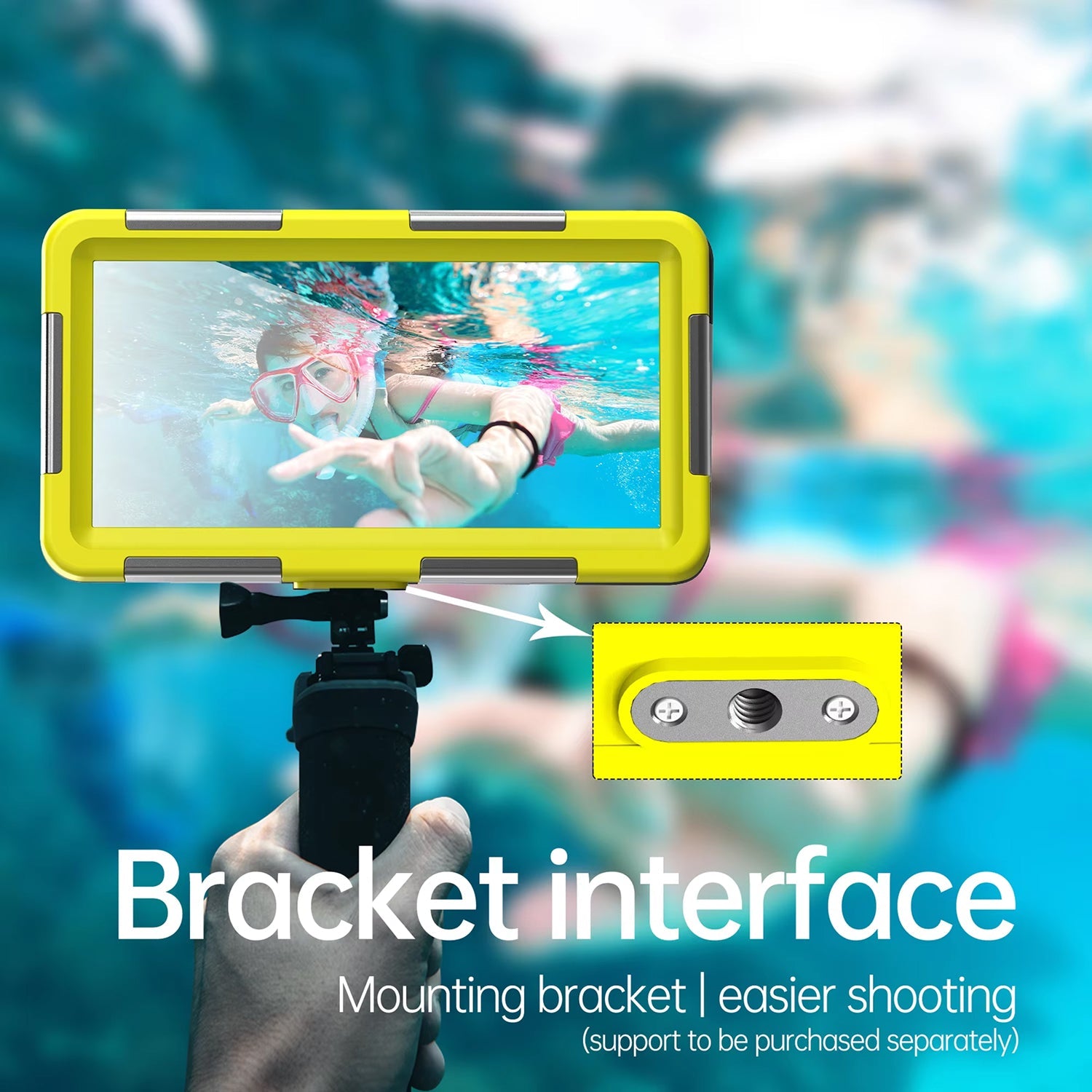 DropLokou IP68 Professional Underwater Phone Case for Diving