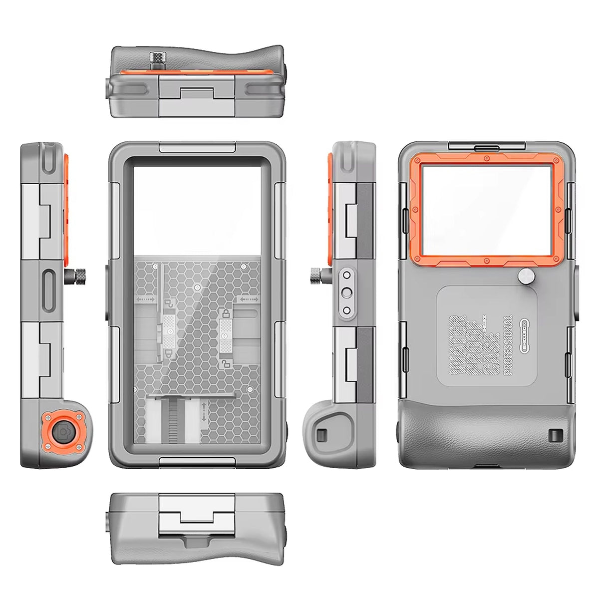 DropLokou IP68 Professional Underwater Phone Case for Diving