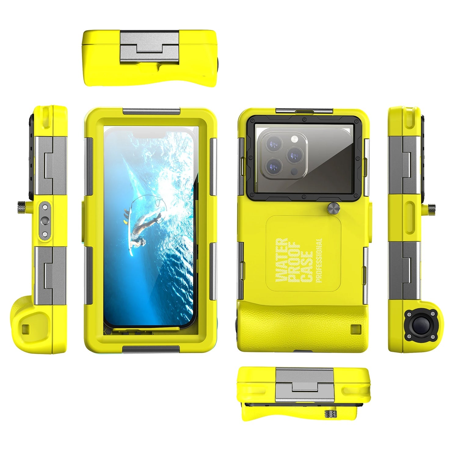 DropLokou IP68 Professional Underwater Phone Case for Diving