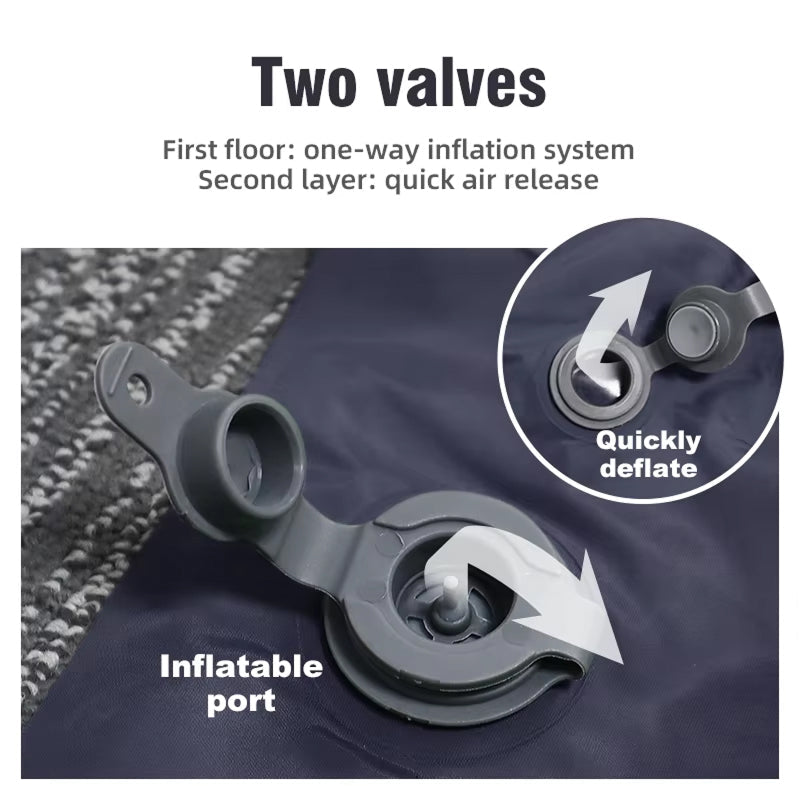 ZeniRest Double Camping Sleeping Pad with Foot Pump