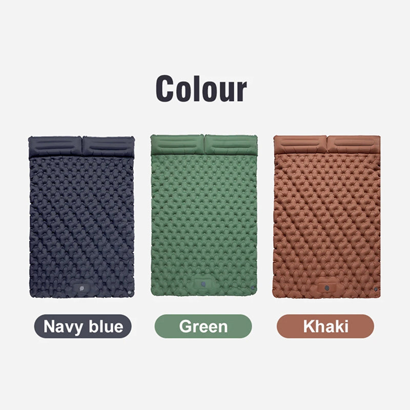 ZeniRest Double Camping Sleeping Pad with Foot Pump