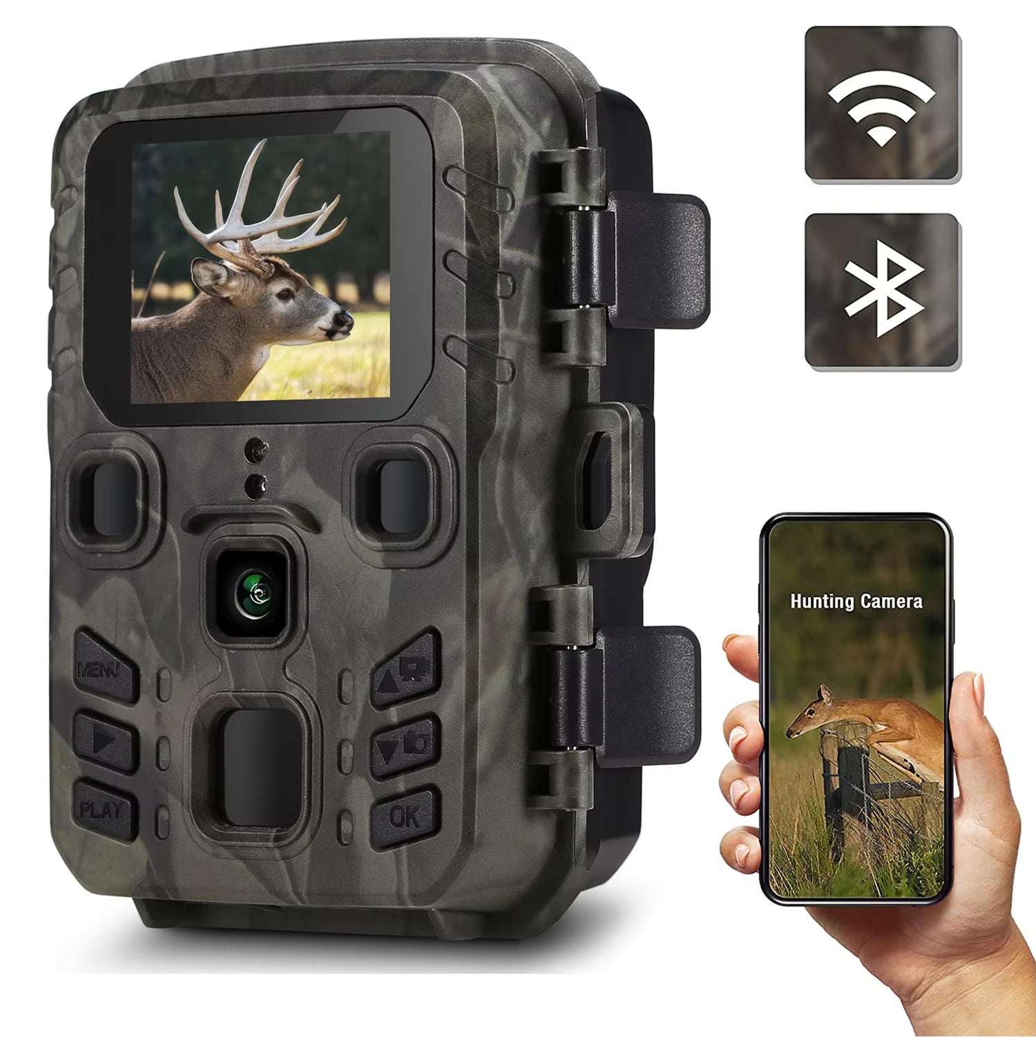 FaunPeak 20MP WiFi Wildlife Trail Camera for Nature Observation