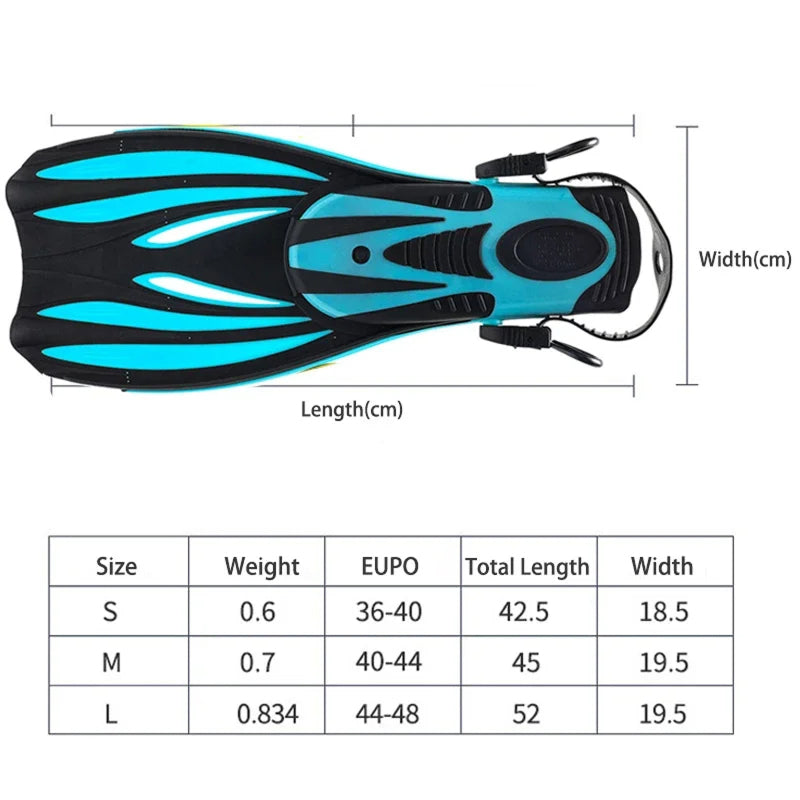 FinyDive Hydrodynamic Snorkeling and Swimming Fins