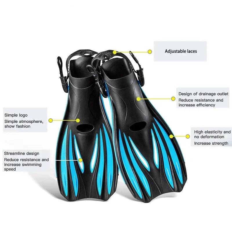 FinyDive Hydrodynamic Snorkeling and Swimming Fins
