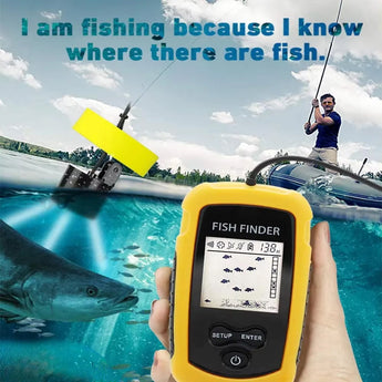 FishuSeko Wireless Sonar Fish Finder for Boat and Shore