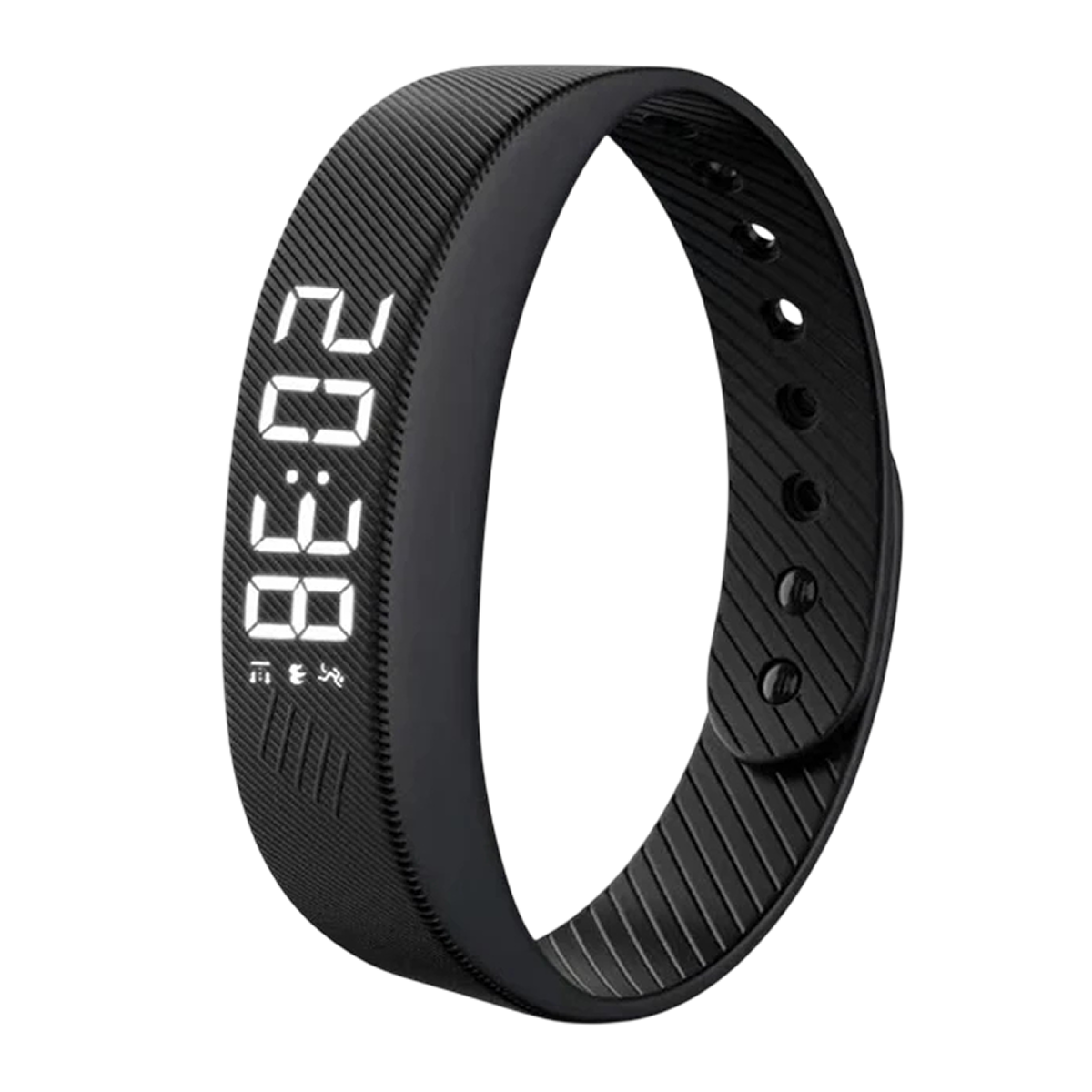 FlickoWake Vibration Alarm Wristband with 3D Pedometer