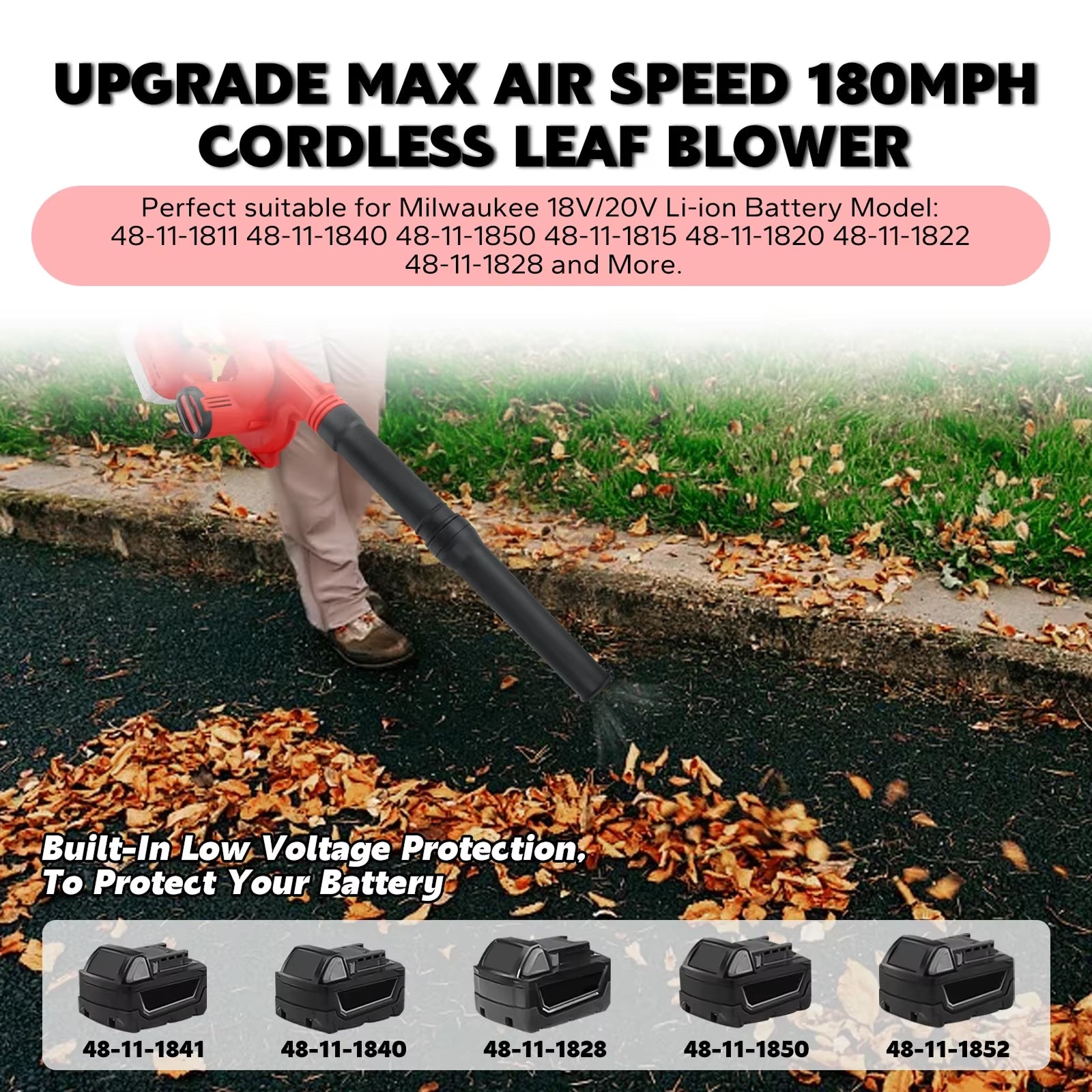 LeafiJet 2-in-1 Cordless Blower and Vacuum - Brushless Power