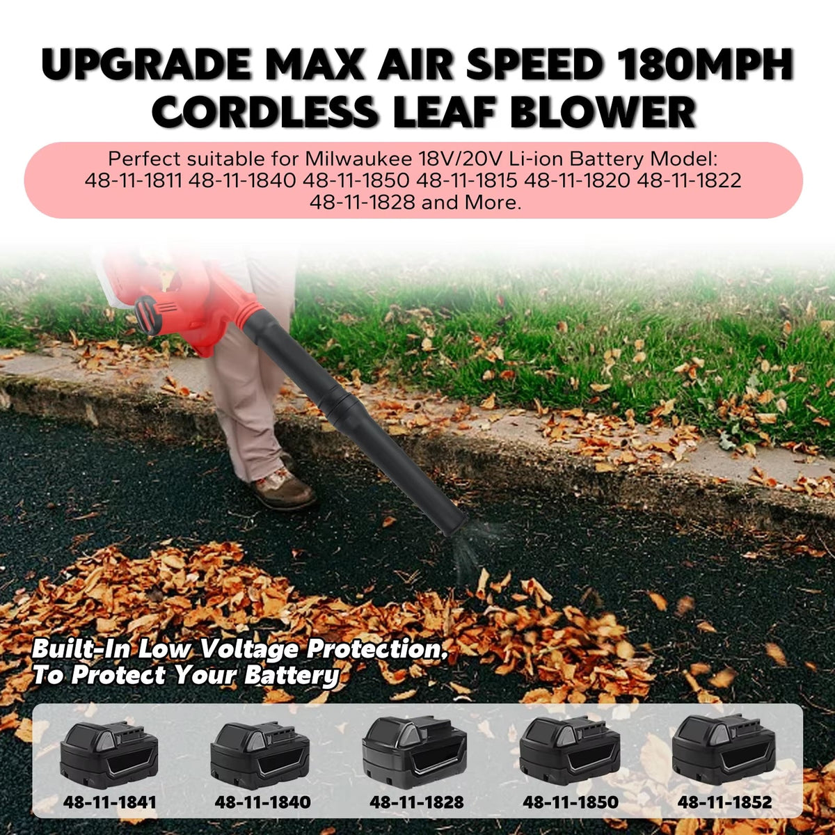 LeafiJet 2-in-1 Cordless Blower and Vacuum - Brushless Power
