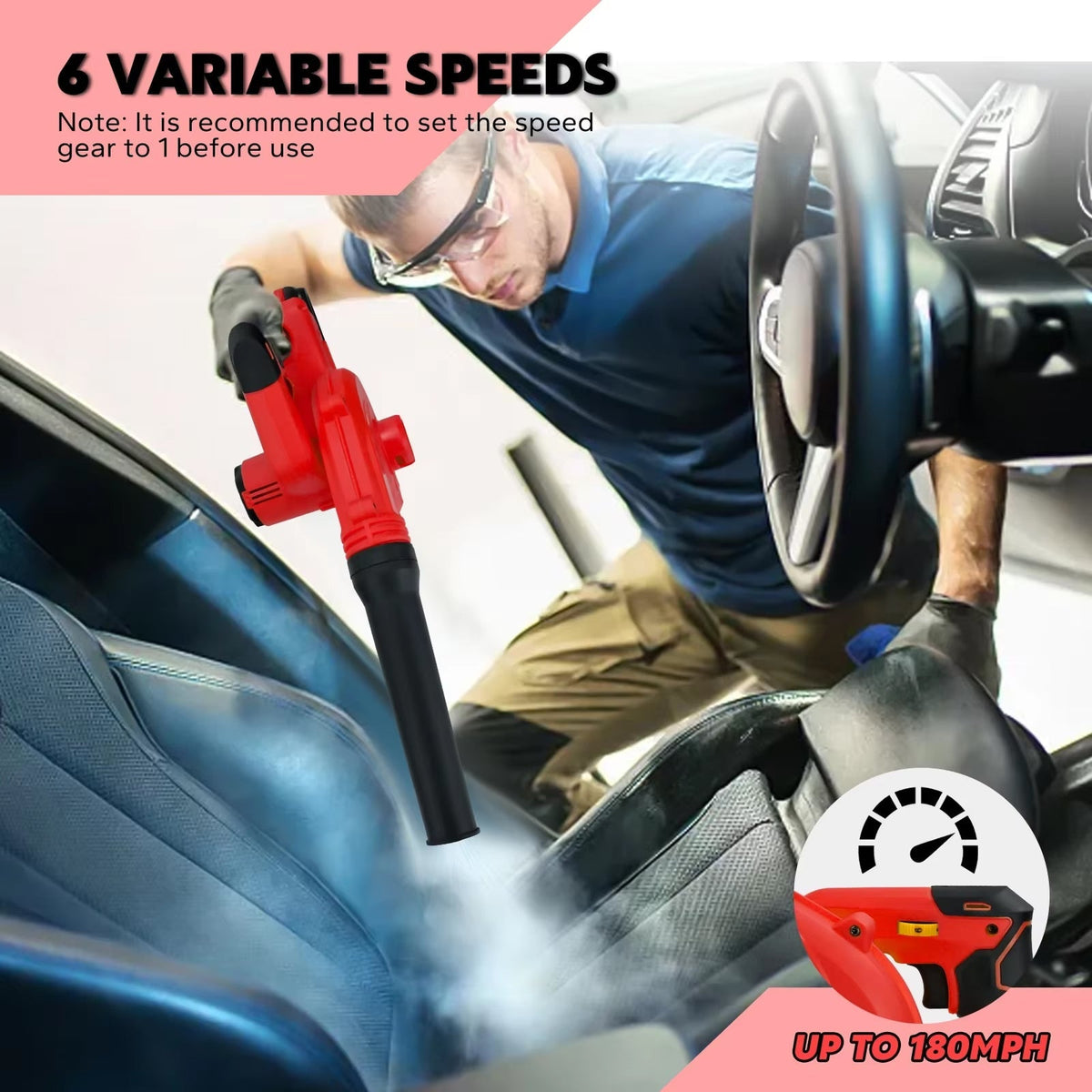 LeafiJet 2-in-1 Cordless Blower and Vacuum - Brushless Power