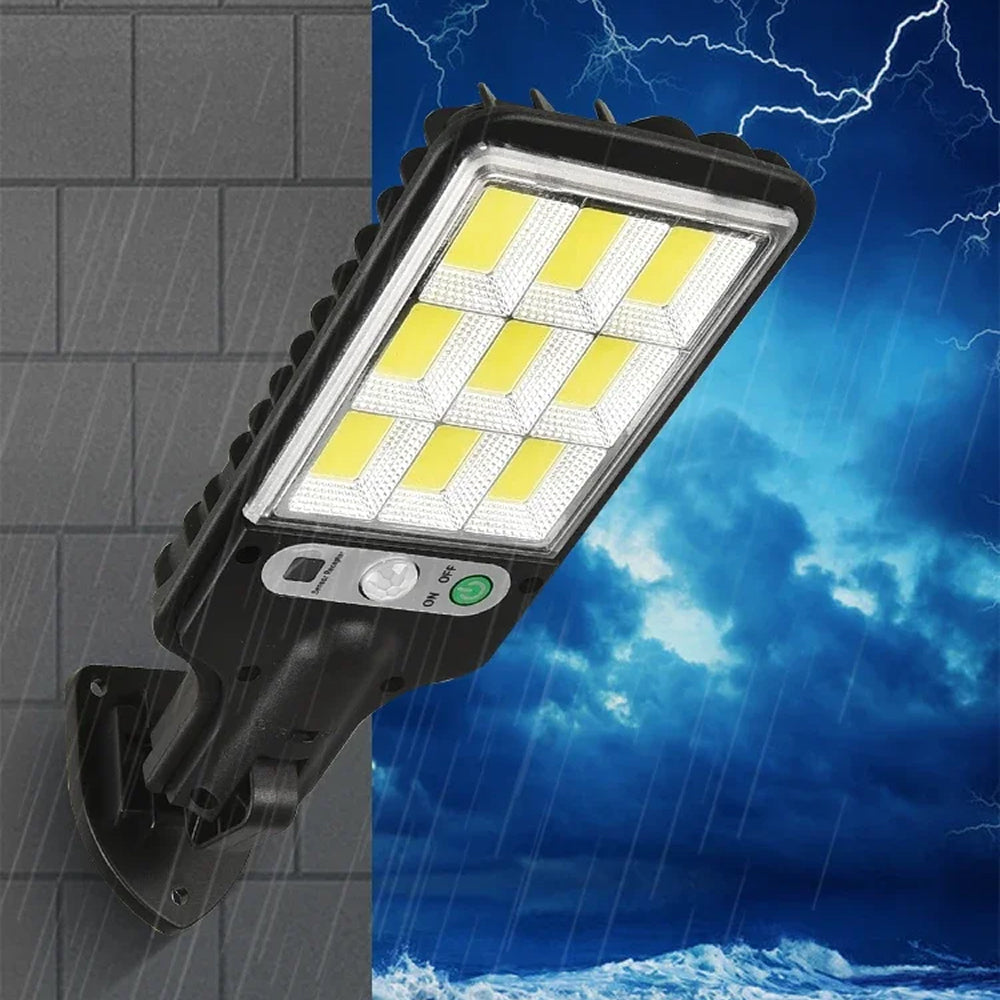 LumieFlux 1500LM Solar Powered Security Flood Light with Motion Sensor