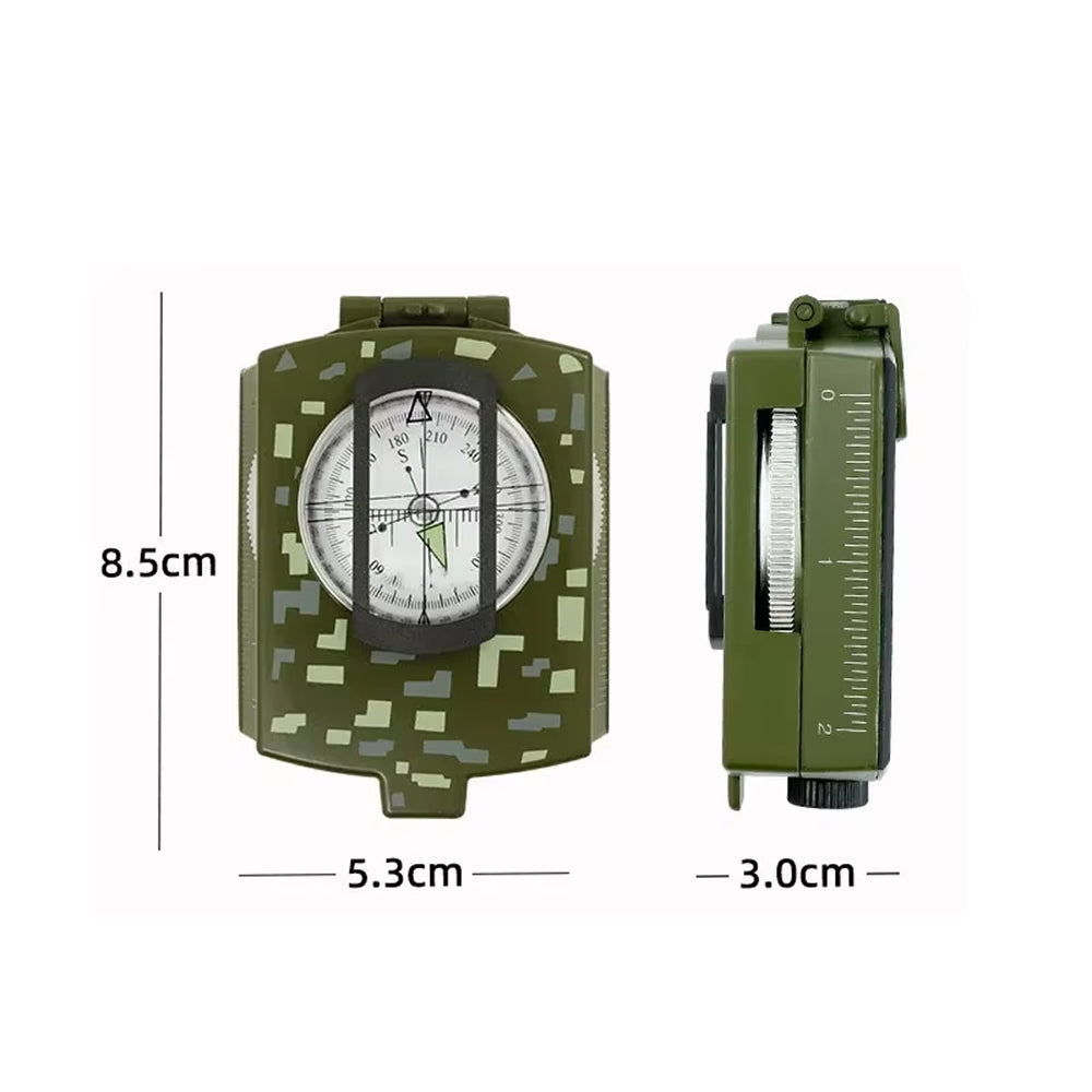 MagiNoxu Tactical Survival Compass with Optical Sighting & Luminous Dial