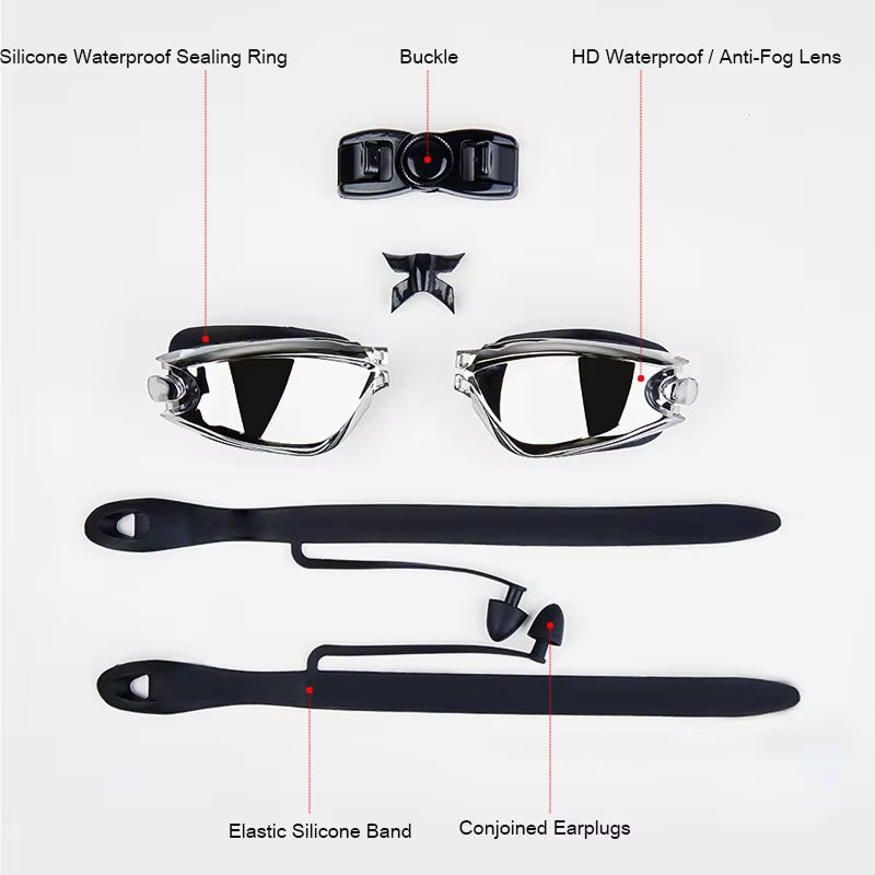 MarineVizi Anti-Fog UV Protection Swim Goggles