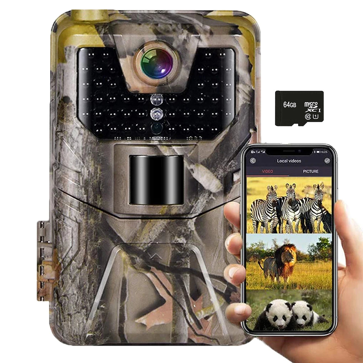 MosSnapie Night Vision Wildlife & Trail Camera for Garden