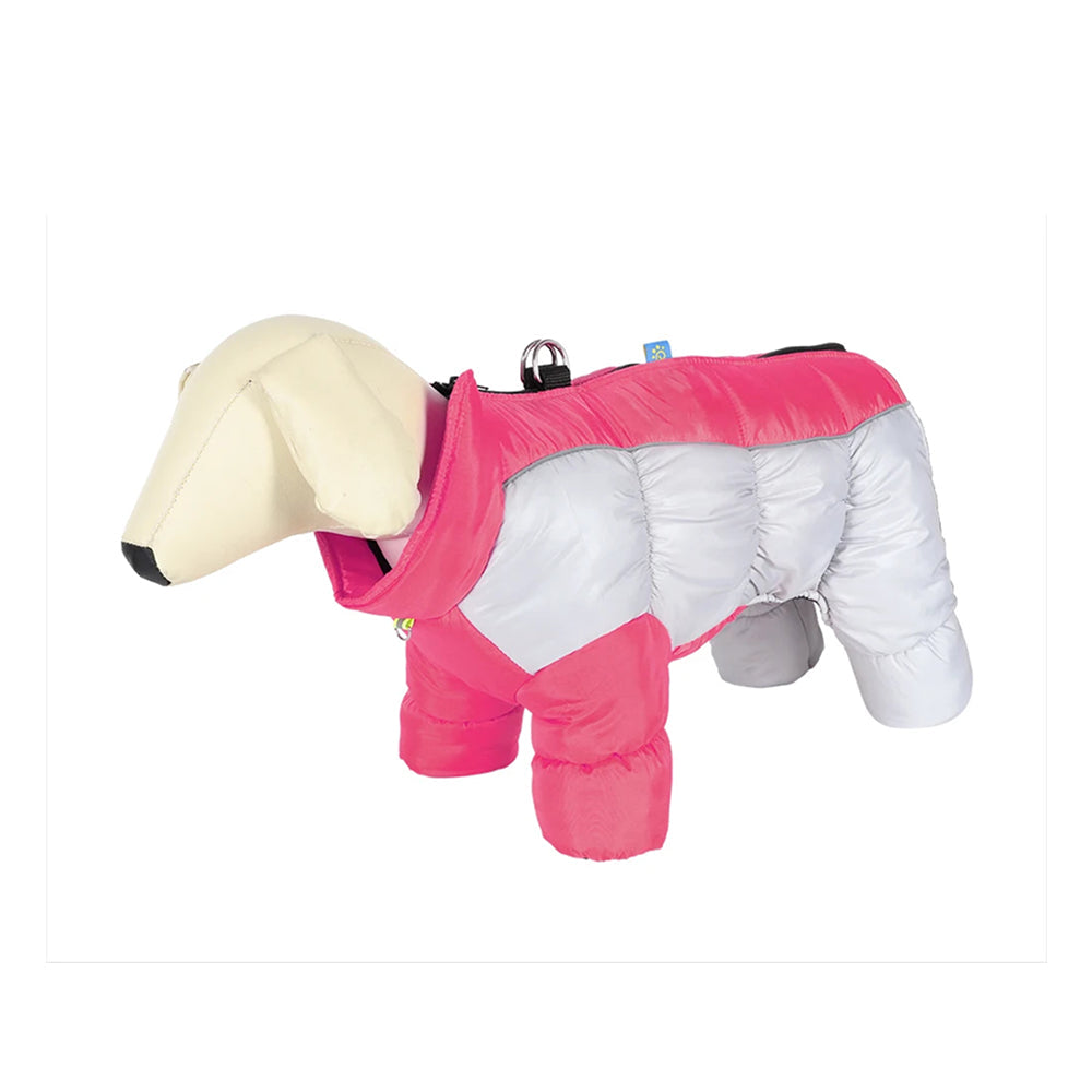 NordiPawi All-Weather 4-Leg Winter Dog Coat with Leash D-Rings