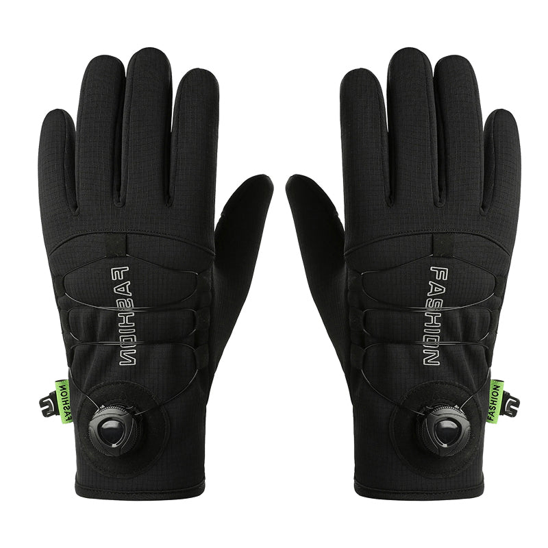 NorthiGrip Winter Cycling Gloves - Windproof Fleece Cycling & Outdoor Gloves