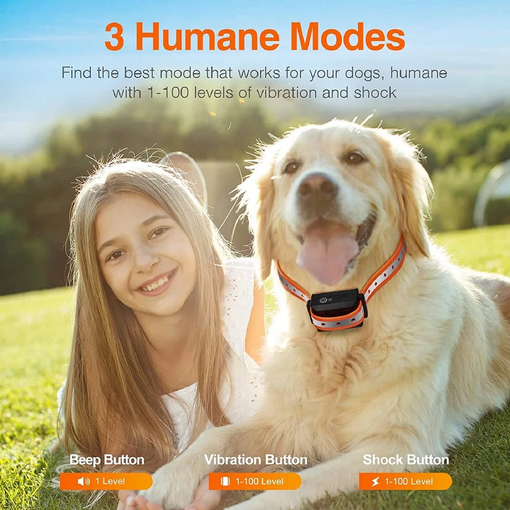 PawGofu 1000m Remote Dog Training Collar
