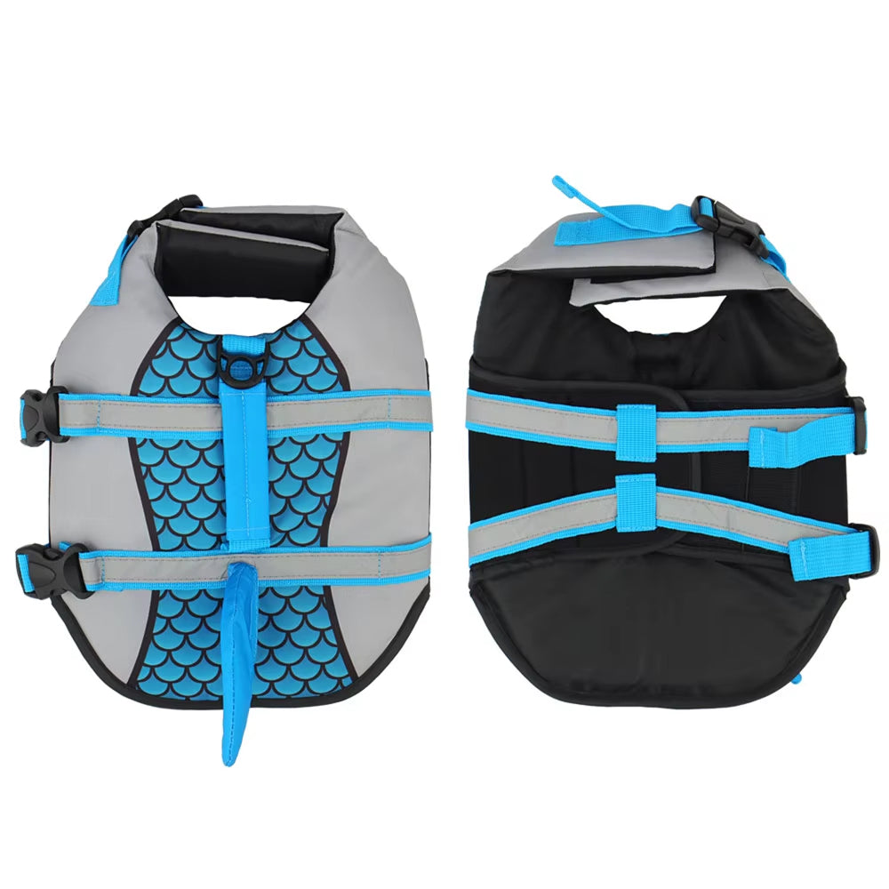 PawiFloat Dog Life Jacket with Rescue Handle and High Buoyancy