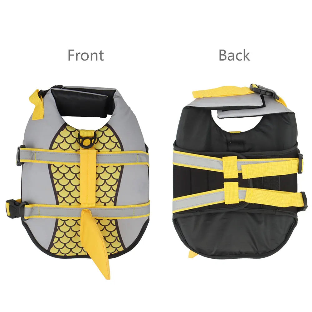 PawiFloat Dog Life Jacket with Rescue Handle and High Buoyancy